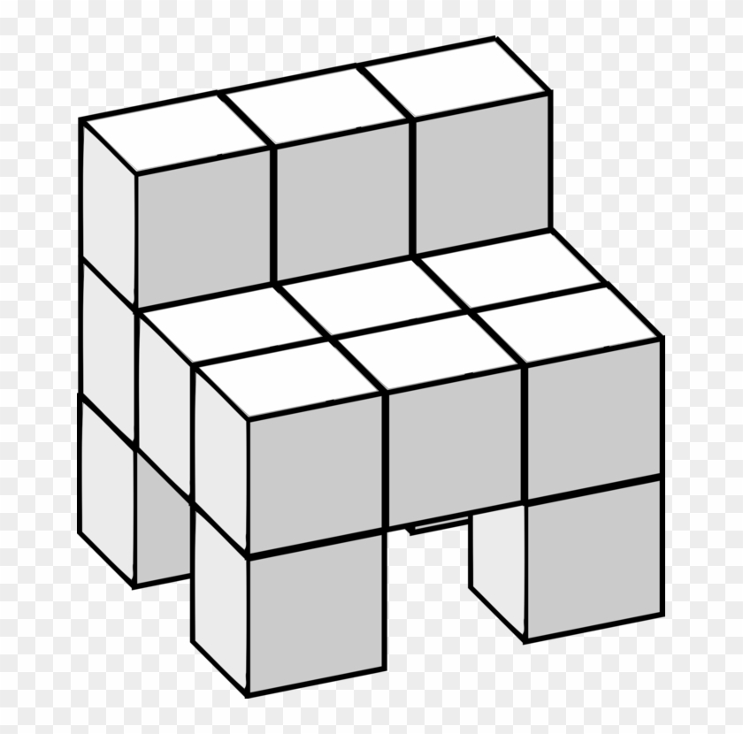 Jigsaw Puzzles Three-dimensional Space Rubik's Cube - Three Dimensional Cube #1391742