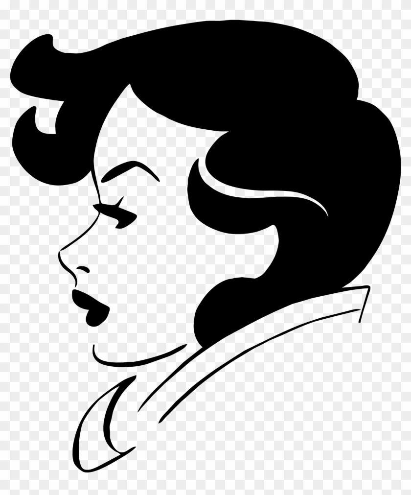 Woman - Woman's Profile Clipart #1391755