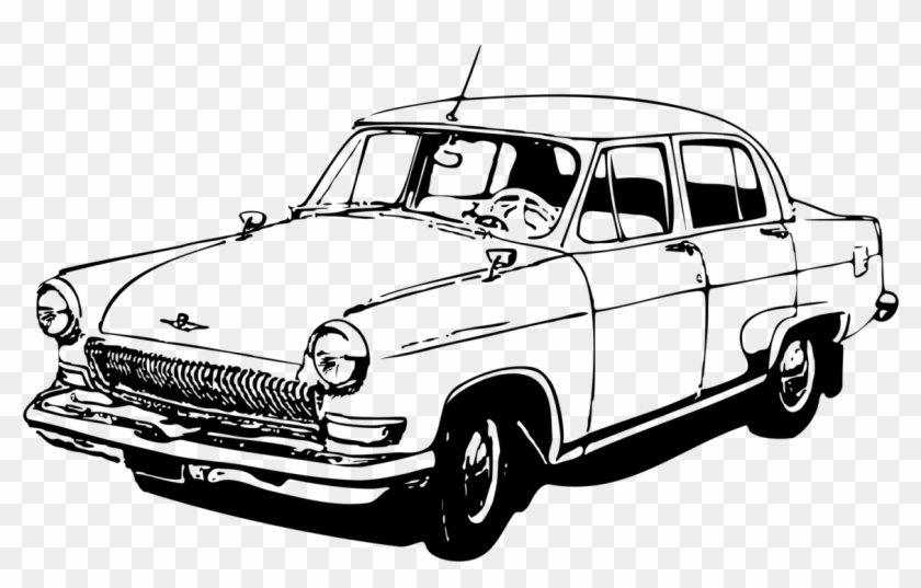 All Photo Png Clipart - Old Car Black And White Clipart #1391762