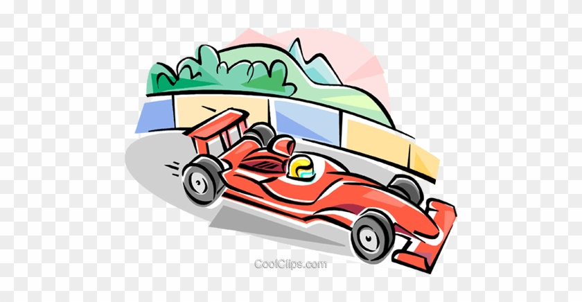 Formula One Racing Royalty Free Vector Clip Art Illustration - History #1391767