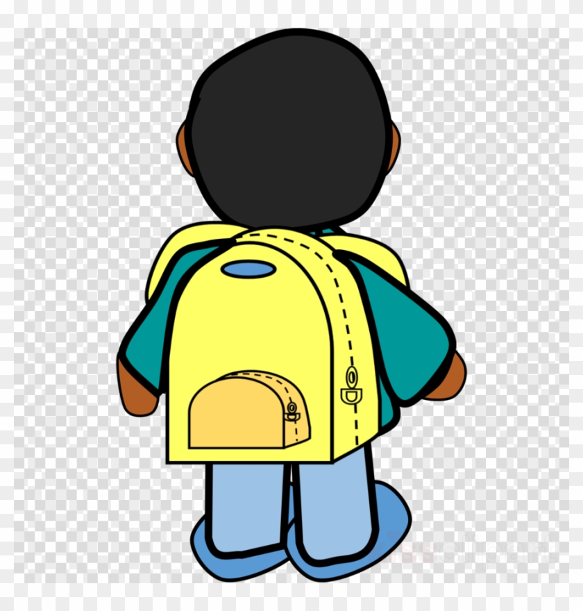 Boy With Backpack Clipart Child Clip Art - Boy With Backpack Clipart #1391880