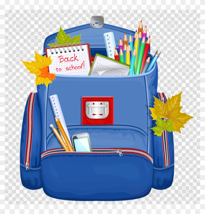 Download School Backpack Png Clipart Backpack Clip - School Backpack Transparent Background #1391881