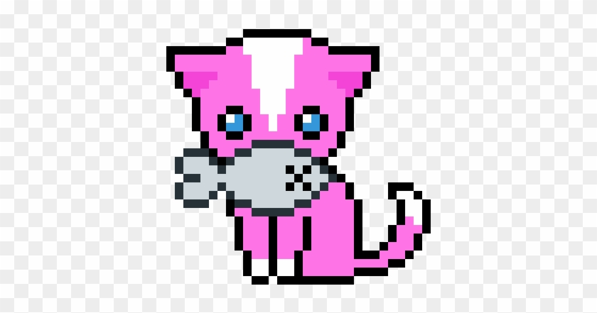 Kawaii Kitty - Pixel Art Cute Cat #1391957