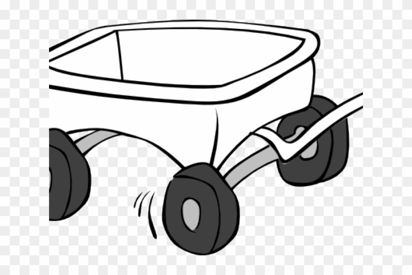 Pioneer Clipart Karwahe - Red Wagon Clip Art #1391970