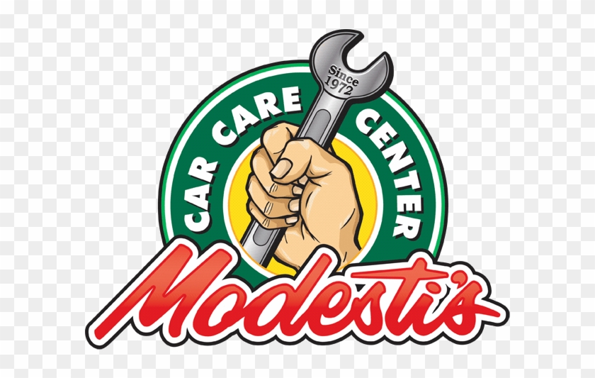 Auto Repair Logo Design For Modesti's Car Care Center - Car Care Center Logo #1392094