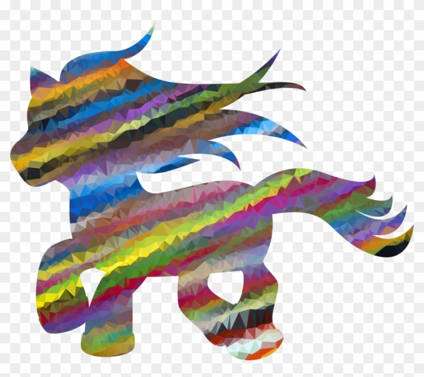 My Little Pony Horse Rainbow Dash Silhouette - Pinkie Pie Balloon Background Cutie Mark Gif #1392122