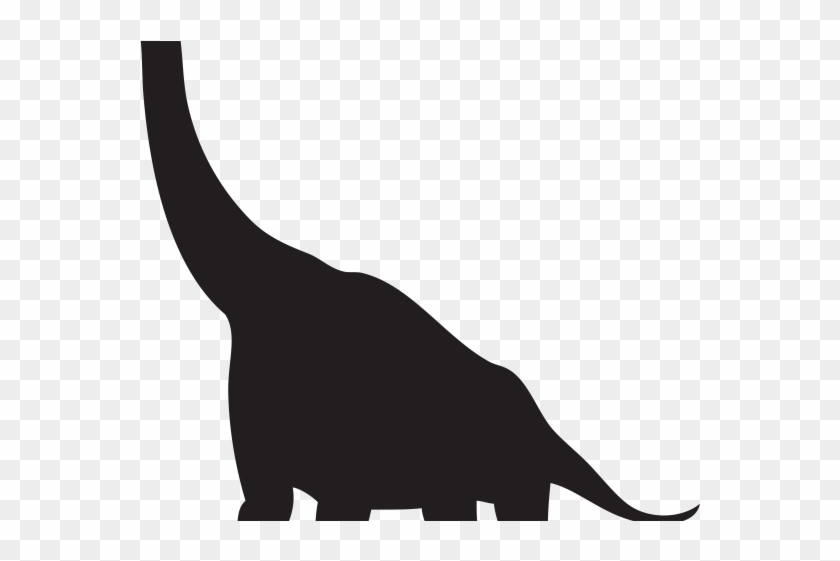 Silhouette Clipart Dinosaur - Illustration #1392199