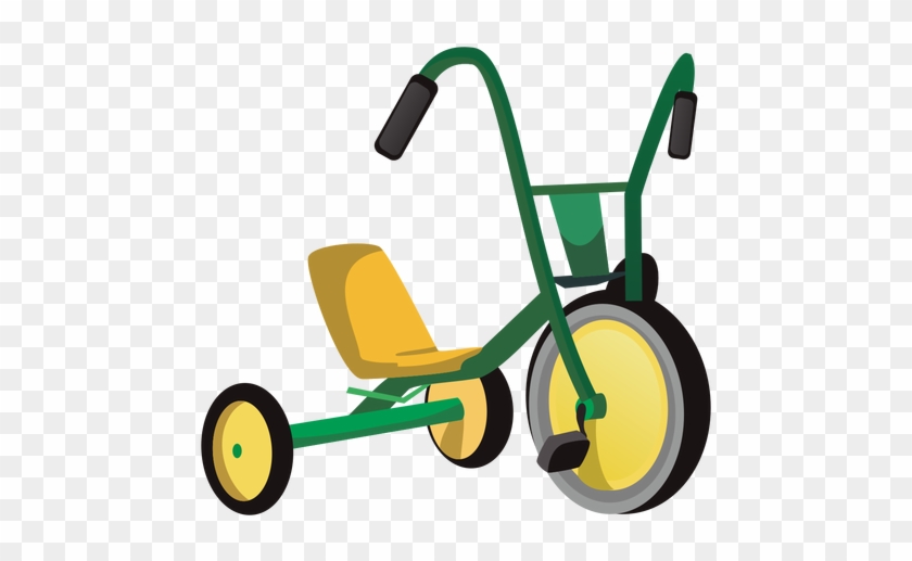 Tricycle Clipart Transparent - Brinquedo Vetor Png #1392270