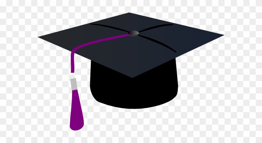 Graduation Cap With Purple Tassel #1392294