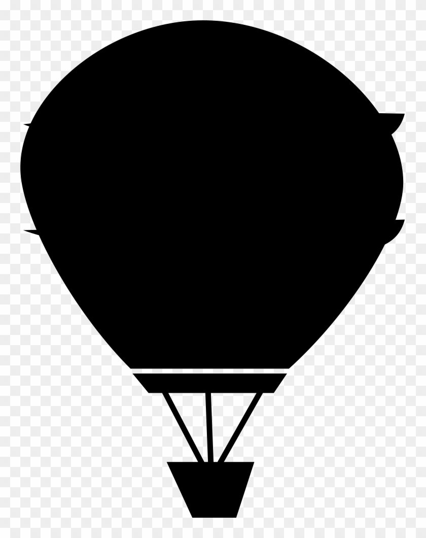 Png File - Hot Air Balloon Silhouette Png #1392336