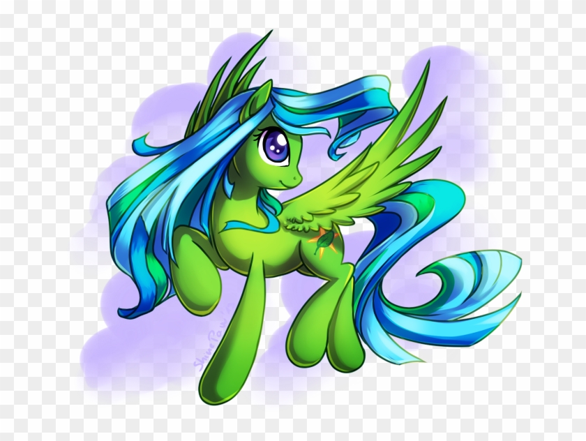 Shinepawpony, Female, Mare, Oc, Oc Only, Pegasus, Pony, - Cartoon #1392417