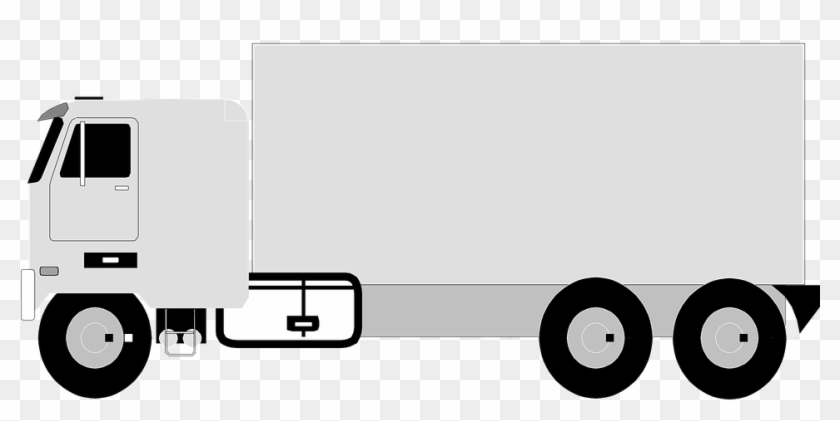 Delivery Truck Clipart - Big Rig Clip Art #1392612