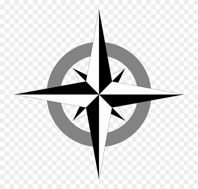 Cartography, Compass, Map, Compass Rose, Wind Rose - Compass Clip Art Png #1392615