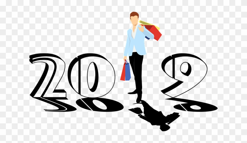 New Years Clip Art - Wishing Happy New Year 2018 #1392688