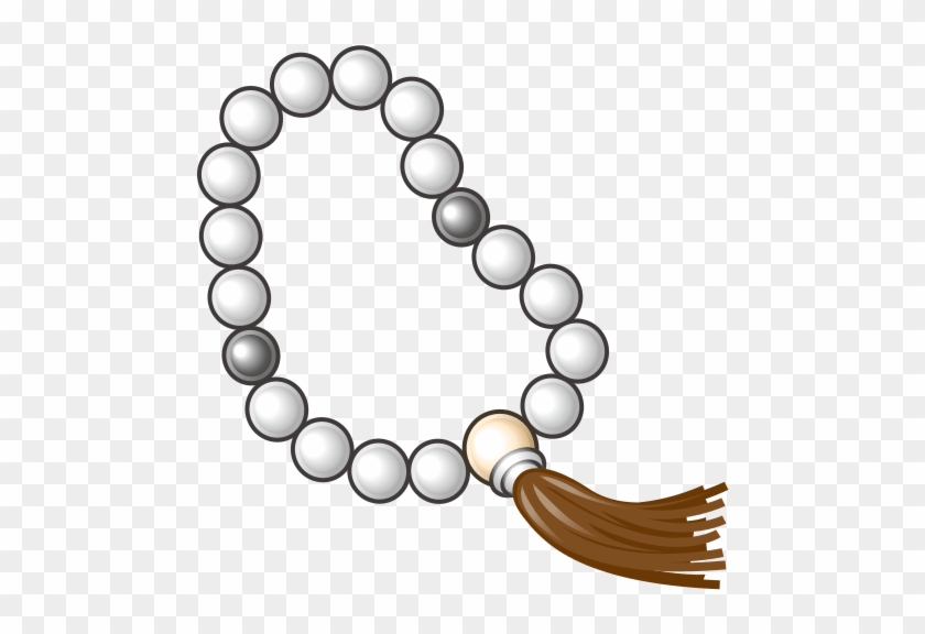 Rosary Graphic Huge - Prayer Bead Emoji Png #1392729