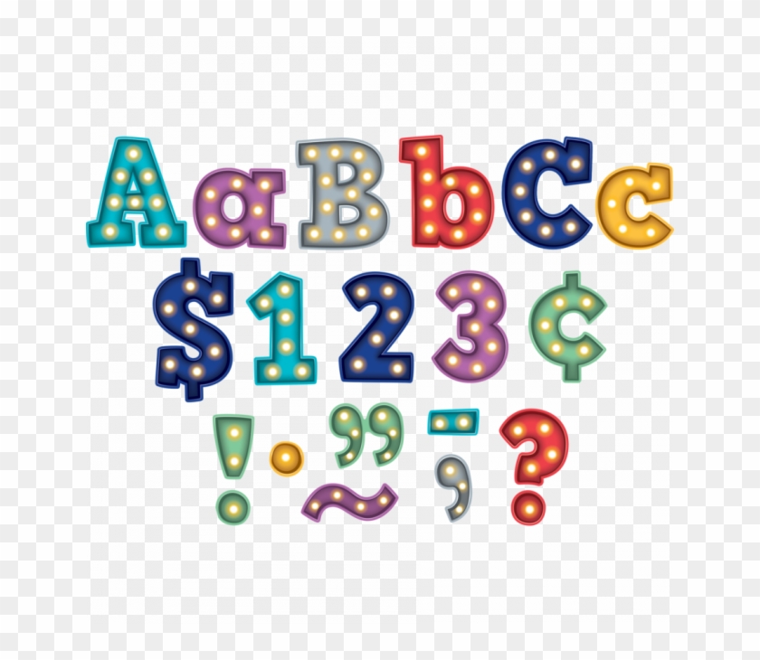 Display Letters Numbers Bold Block Free Delivery - Teacher Created Resources Tcr3882 3 In. Marquee Bold #1392877
