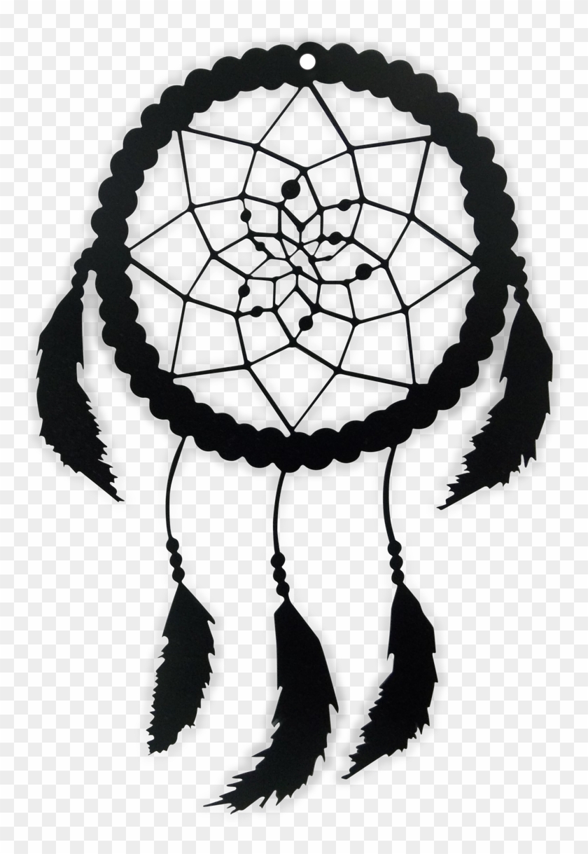 Drawing Trippy Dreamcatcher Clip Art Transparent - Dreamcatcher Stencil #1393181