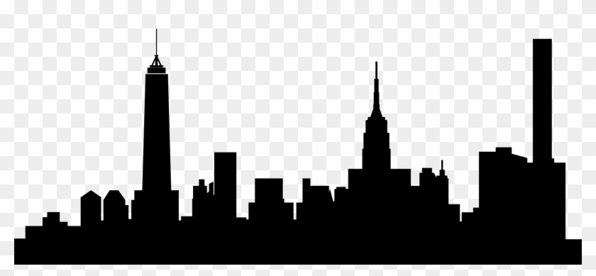 Ny City Silhouette At Getdrawings Com Free - New York City #1393277