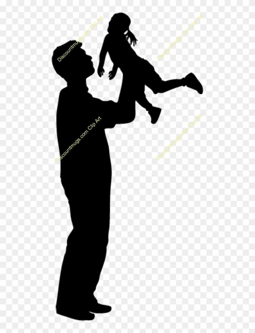 Download Silueta Padre E Hija Clipart Silhouette Father - Silueta De Padre E Hija #1393295