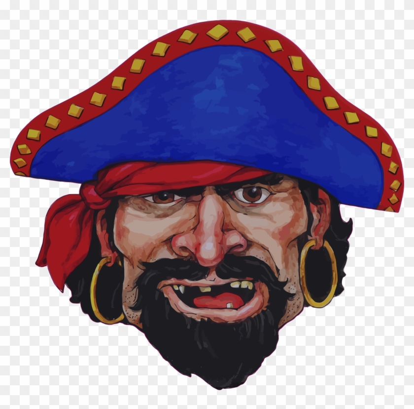 Stede Bonnet Piracy Cartoon Computer Icons Public Domain - Pirate Sailor #1393429