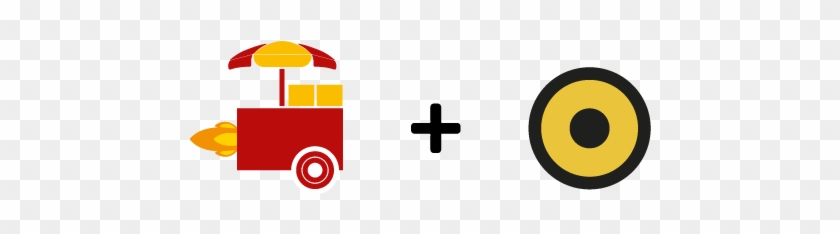 Overtone And Fast Food Cart Logo - Food #1393481