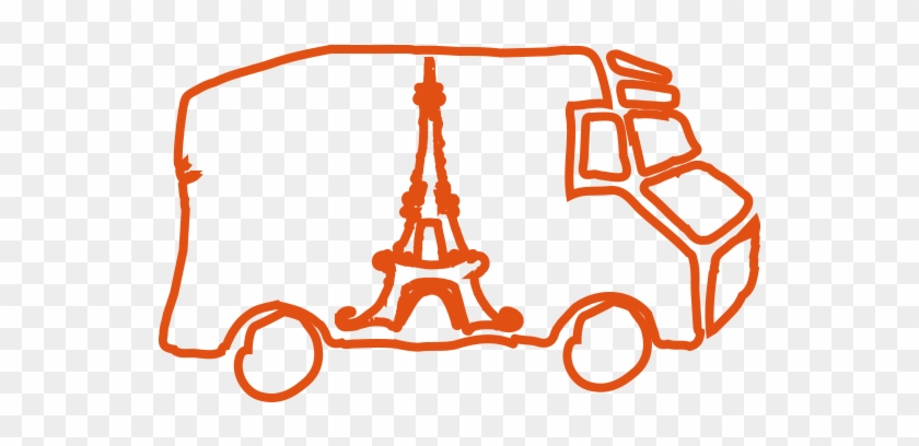Bonjour Creperie Food Truck Draw - Bonjour Creperie Food Truck Draw #1393489