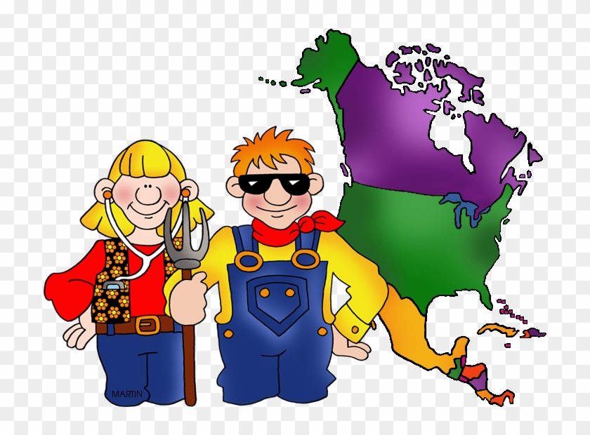 North America Map - North America Clip Art #1393515