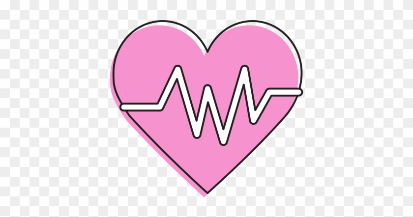 Heartbeat Element To Know Cardiac Rhythm - Cartoon Heart #1393621