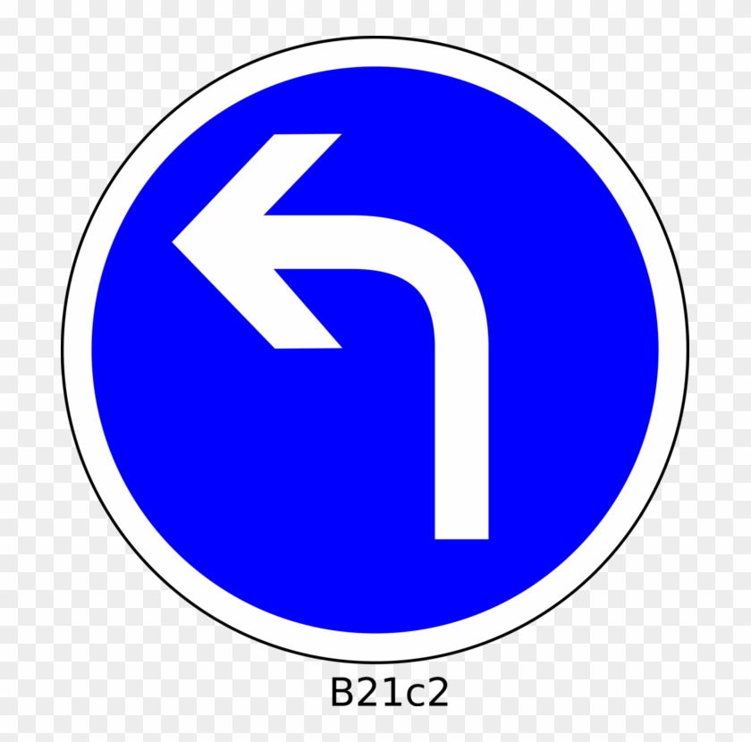 Computer Icons Arrow Traffic Sign Symbol Drawing - Left Turn Only #1393658