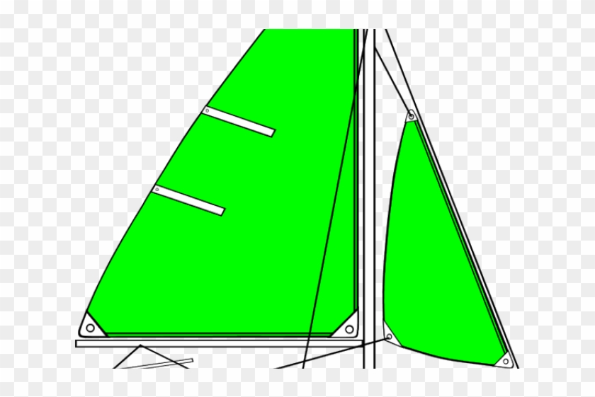Sailing Clipart Sail - Parts Of A Sailboat Diagram #1393660