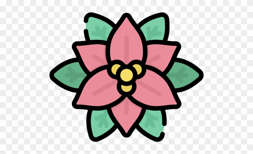 Poinsettia Free Icon - Poinsettia Free Icon #1393672