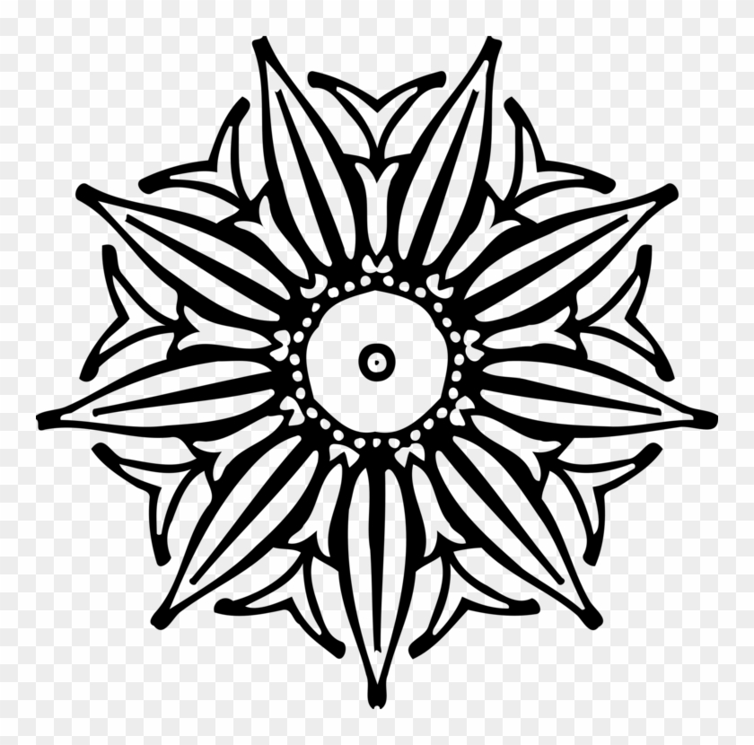 Flower Abstraction Symmetry Flowering Plant Abstract - Clip Art #1393735