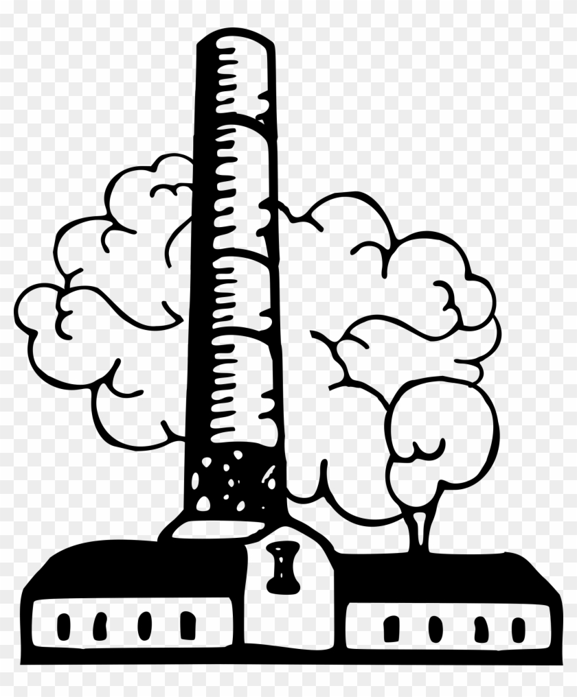 Factory With A Big Image Png - Clip Art #1393798