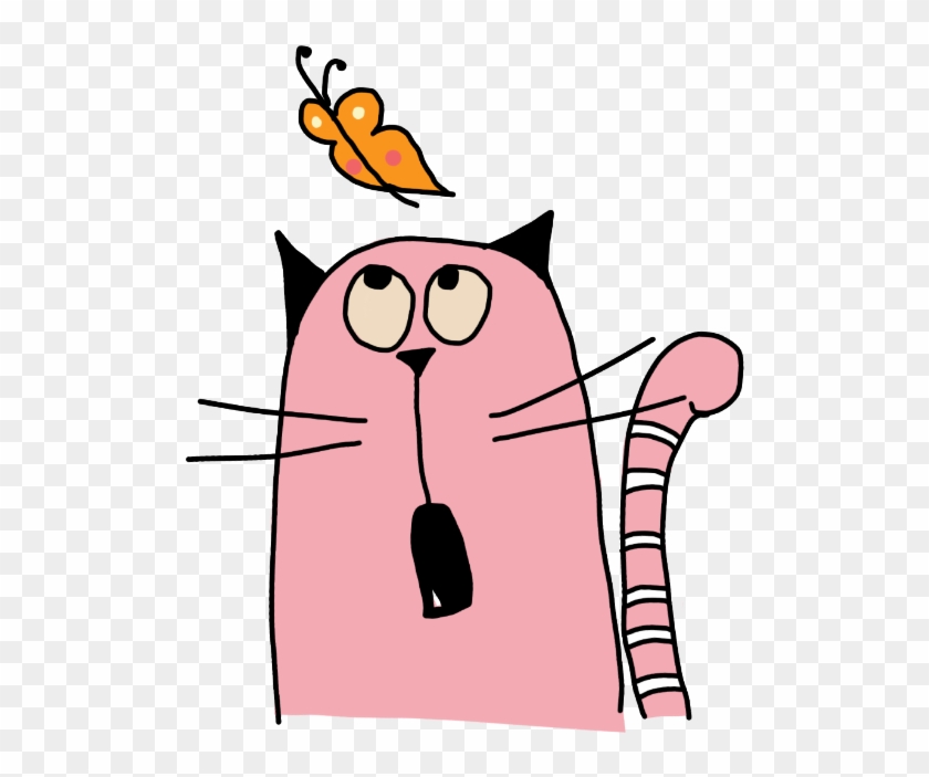Cat Kitty Meow Cats Ilovecats Pinkcat Catandbutterfly - Cat Kitty Meow Cats Ilovecats Pinkcat Catandbutterfly #1393842
