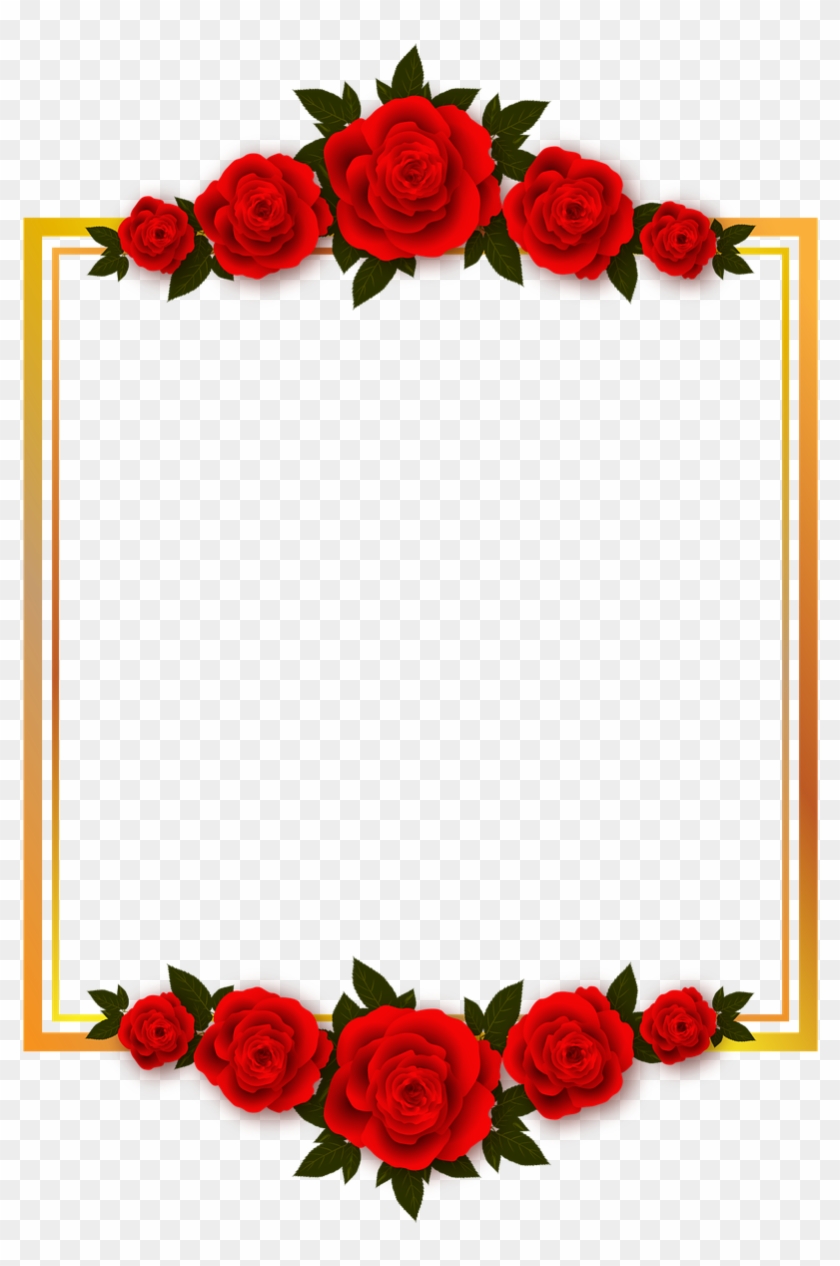 Vacation Rose Flowers Plate Frame Photo Frame Roses Illustration Png Transparent Background Free Transparent Png Clipart Images Download