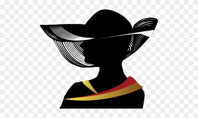 Woman Wearing Hat Silhouette #1393942