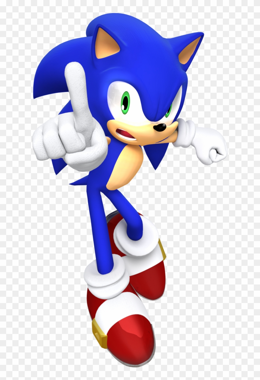 Yoshi Clipart Sonic - Sonic Finger Png #1393955