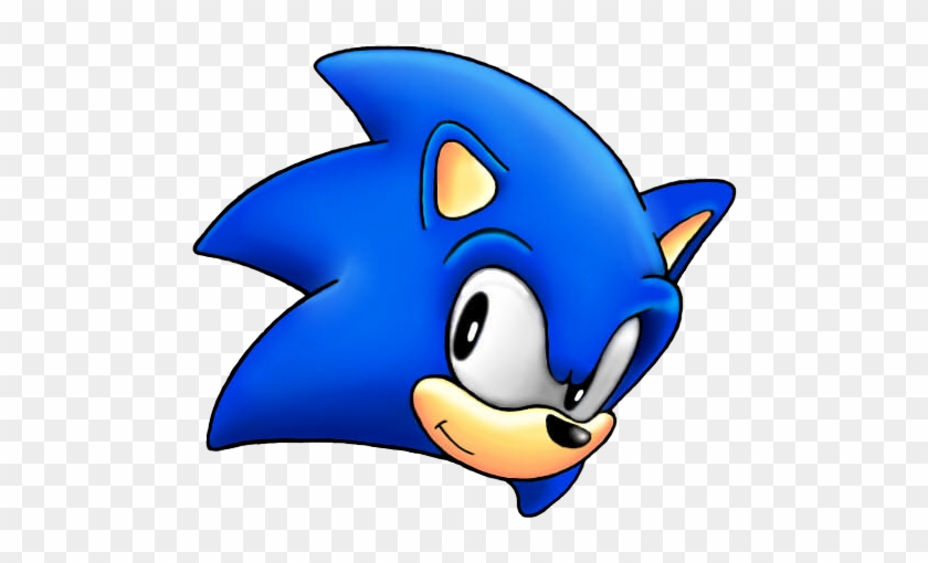 Sonic Head Png Image Library Download - Sonic The Hedgehog Head Png #1393998