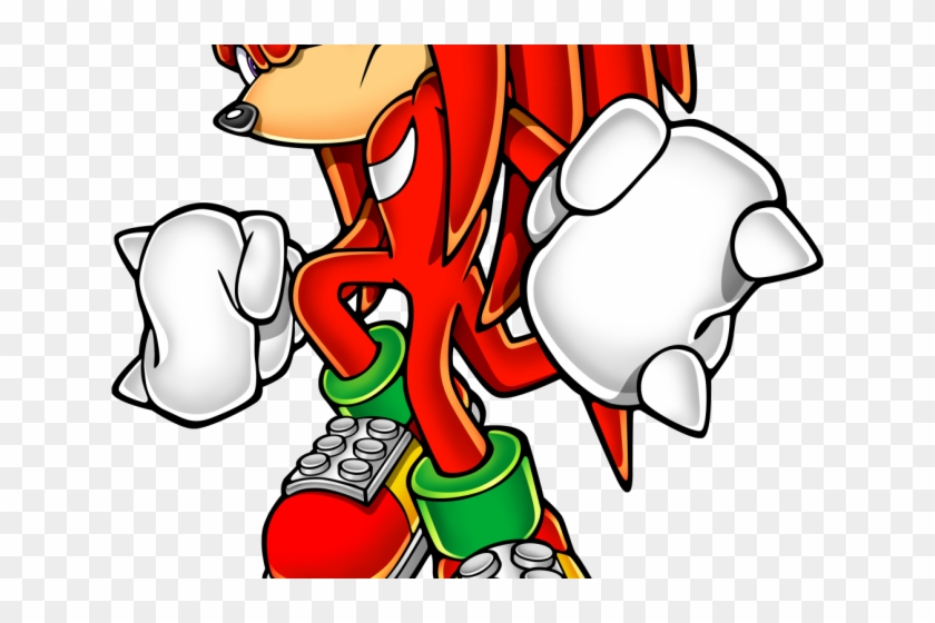 Sonic The Hedgehog Clipart Knuckles The Echidna - Knuckles The Echidna Artwork #1394007