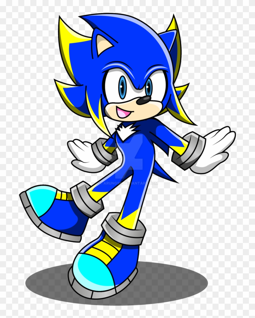 Hedgehog Clipart Hedgehog Family - Tesla The Hedgehog Super Form #1394017