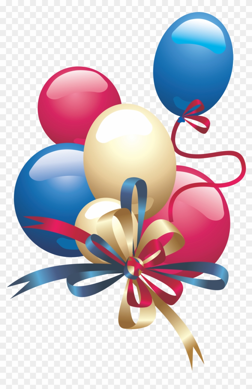 Balloons, Happy Birthday, Clip Art, Happy Brithday, - Toy Balloon #1394166