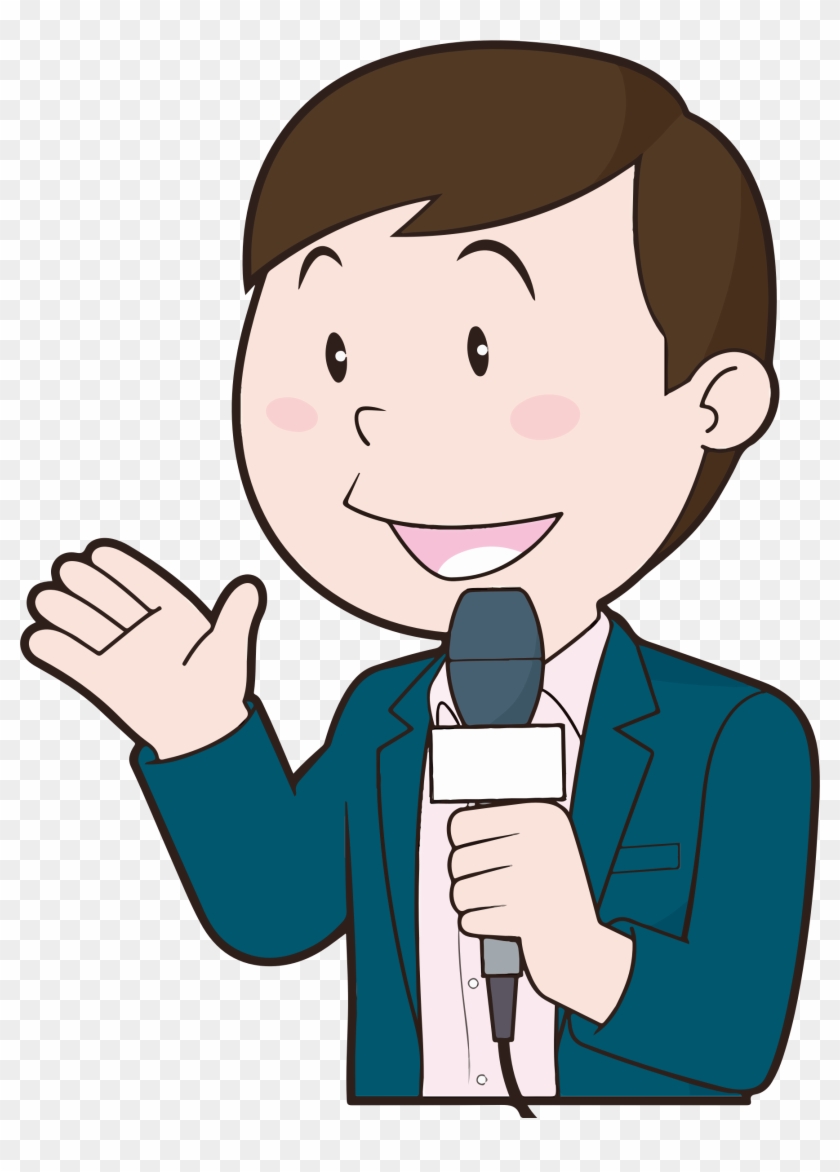 Big Image - News Reporter Clipart #1394281