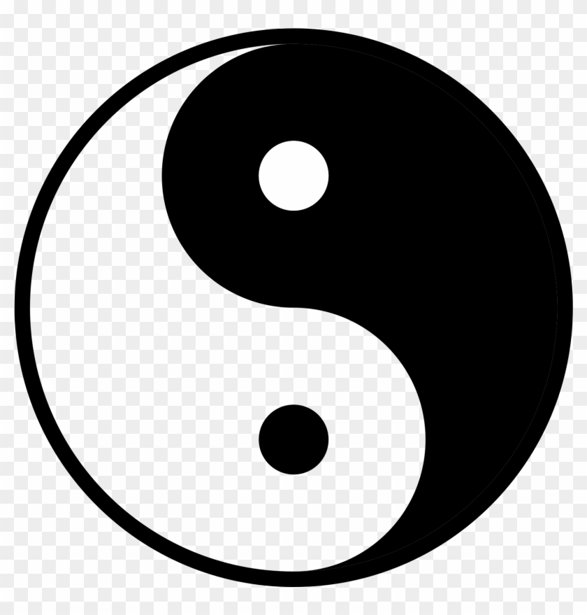 Big Image - Yin And Yang Clipart #1394300