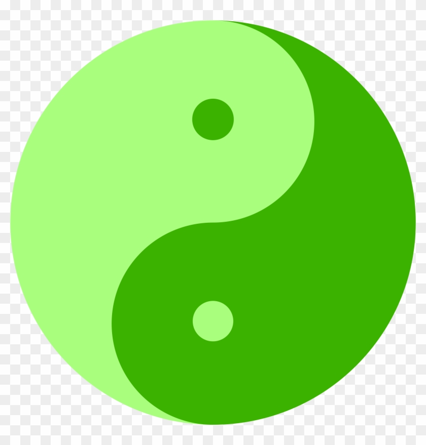 Big Image - Green Yin And Yang Pdf #1394306