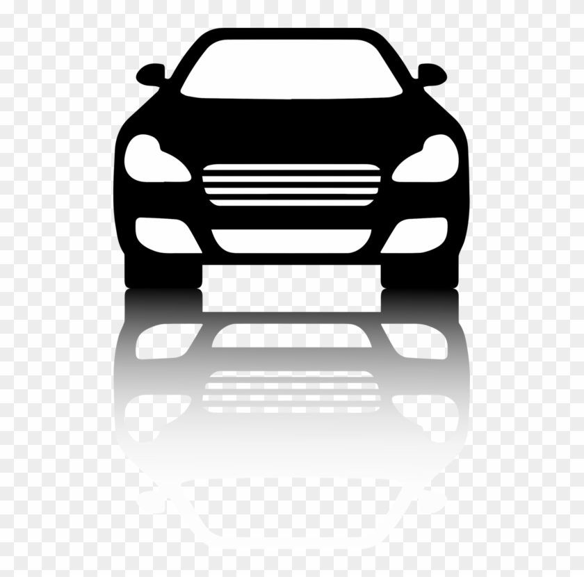 Car Dodge Shadow Computer Icons Peugeot - Car Clipart Black And White Front View #1394324