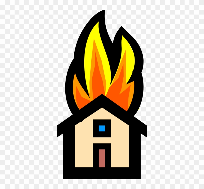Edificio In Fiamme Disegno Clipart Fireplace Flame - Edificio In Fiamme Disegno Clipart Fireplace Flame #1394364