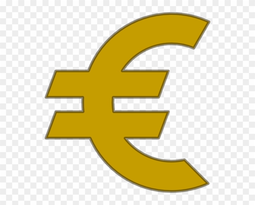 Euro Clipart 1 Euro Coin Clip Art - Euro Clipart #1394424