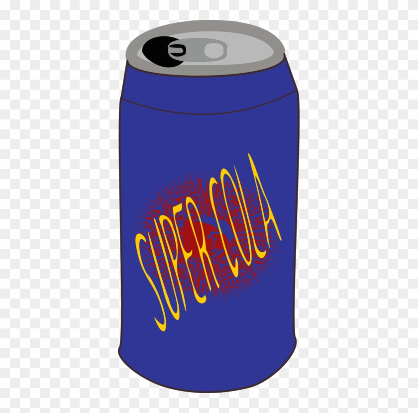 Fizzy Drinks Cola Carbonated Water Drink Can - Cartoon Soda Can #1394459
