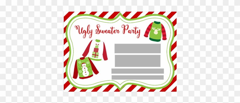 Error Message - Ugly Sweater Party Invitation #1394811