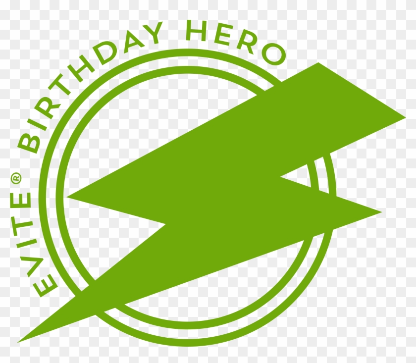 Evite Birthday Hero Badge - Vector Graphics #1394830